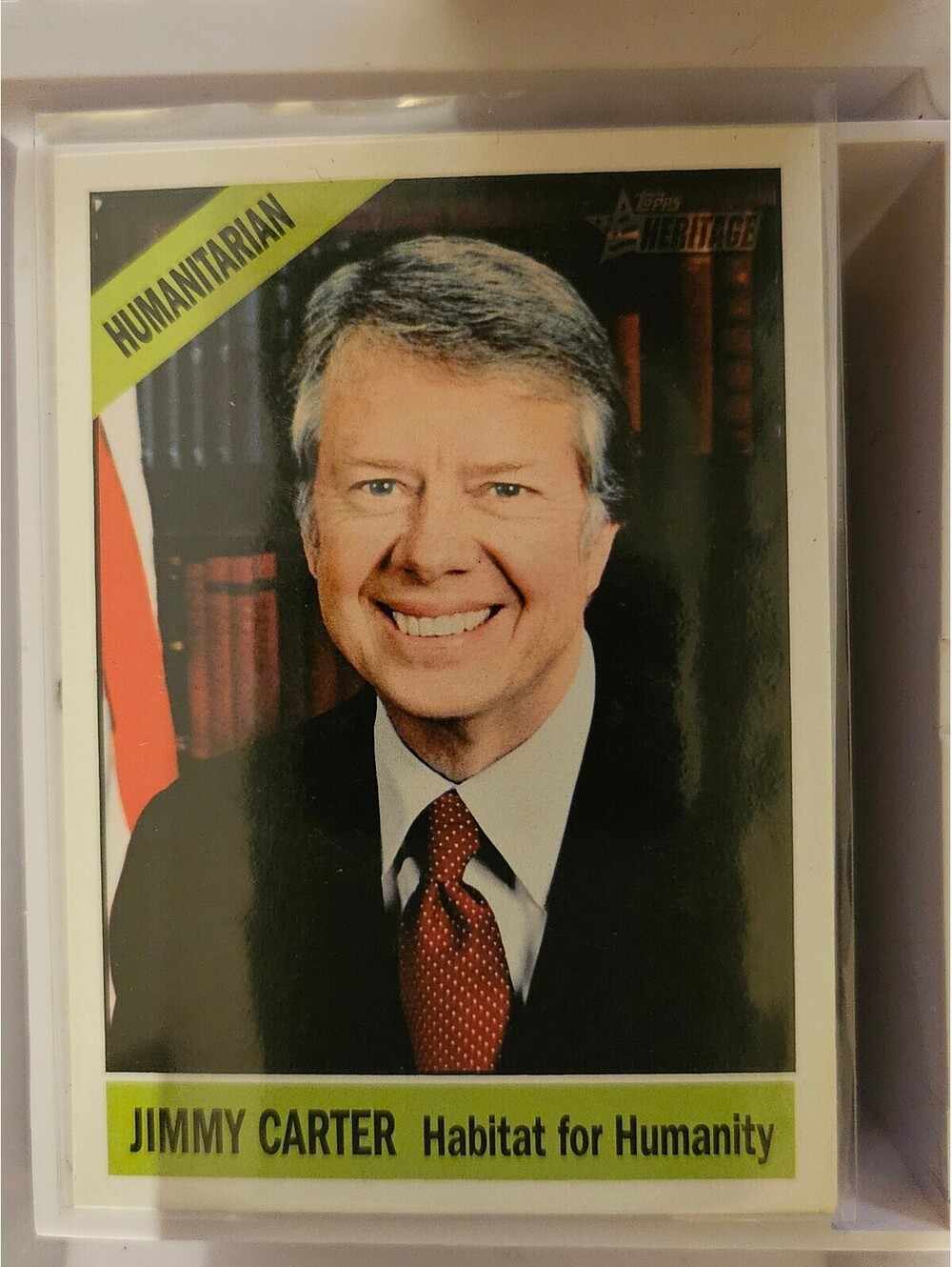 2009 Topps Heritage Jimmy Carter #74 - President / Humanitarian